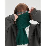 squarehoulest针织粗毛线围巾，女冬季百搭韩版日系学院保暖围脖