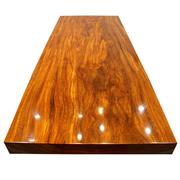 2023奥坎大板实木原木茶桌茶台茶板绿心檀菠萝格餐桌1米8整块独板