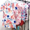 日本单甚平浴衣女孩全棉短袖，套装系带汗蒸服和服，夏多色(夏多色)70-160