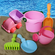 儿童沙滩玩具宝宝挖沙挖土工具玩雪软胶套装铲子海边沙地玩水沙子
