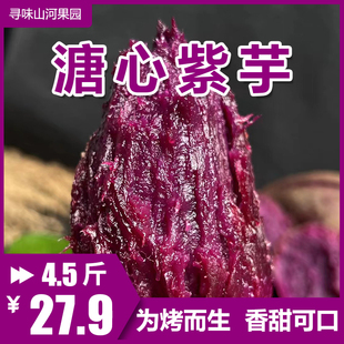 中壹亩地瓜，溏心紫芋新鲜紫薯软糯香甜细腻无筋营养5