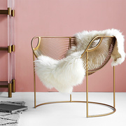 北欧时尚小户型单人沙发椅客厅小尺寸老虎椅设计师阳台洽谈休闲椅