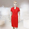 香港名师路红色外套披肩+无袖背心裙2件套1-2折重工手工钉珠