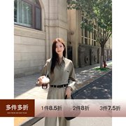 MULVAN 白色长袖衬衫女2023秋季设计感小众韩版宽松休闲上衣