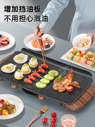 厂品sfu韩式麦饭石烧电炉烤肉盘电烤盘大号，少烟不粘一体铁板烤鱼