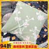 宜家弗斯达靠垫抱枕正方形，春节款绿色梅花，含芯沙发靠垫靠枕