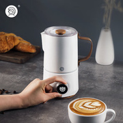 hero小艺奶泡机电动打奶器家用自动冷热搅拌杯，咖啡打奶泡机白色