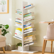 简约现代儿童书架置物架落地靠墙树形简易小型客厅书柜子收纳家用