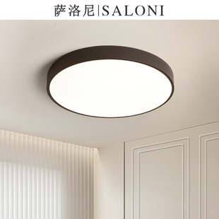 萨洛尼led超薄圆形，卧室吸顶灯简约现代阳台，过道玄关客餐厅灯具