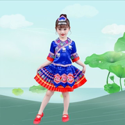 云南少数民族服装女套装桂林少数民族服装56个民族服装女童演出服