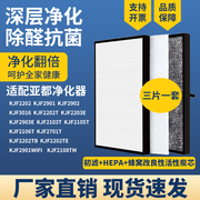 适配yadu亚都空气净化器滤网kjf22022901022701除甲醛滤芯套装