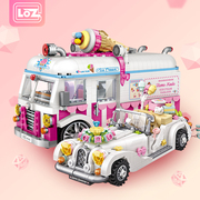 LOZ小颗粒中国积木益智拼插儿童玩具男女孩拼装车模礼物婚纱车