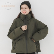 冬季棉衣女2022短款外套，女加厚棉服女学生，ins面包服韩版宽松