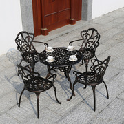 直供阳台桌椅三件套欧式休闲铸铝小茶几户外庭院花园露台现代简约