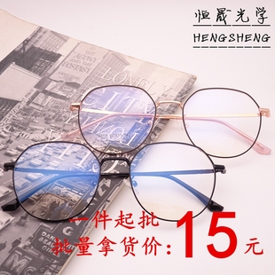复古圈丝架眼睛眼镜潮流时尚韩版配度数超轻眼睛框8857