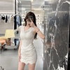 m900白色蕾丝连衣裙，2024裙子女夏季包臀裙小个子性感显瘦休闲
