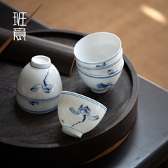 陶瓷手绘风套装个人杯功夫茶具