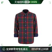 韩国直邮poloralphlauren23fw长袖，衬衫男710922250redblue