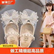 abcnd女童鞋皮鞋，2024春季儿童公主鞋，百搭洋气公主鞋小女孩