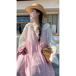 爱纯HL棉绸夏季蕾丝少女韩系公主甜美宽松长袖防晒上衣小衫