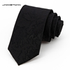 jacketman领带男韩版黑色花纹商务，个性职业正装时尚窄版7cm礼盒款
