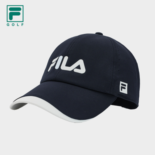 FILA 斐乐男款棒球帽2024春季高尔夫运动帽遮阳帽鸭舌帽
