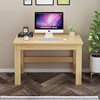 实木电脑桌儿童学习桌松木书桌家用办公简易木桌现代卧室桌可定制