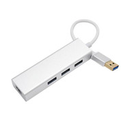 USB3.1转千兆网卡带3个3.0集线器笔记本电脑外置有线网卡网卡rj45
