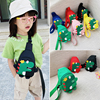 韩版儿童小腰包恐龙，斜挎包男女童潮包可爱背包时尚胸包宝宝出游包