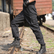 耐磨黑色作训裤男军迷户外特种作战战术劳保，安保保安裤子工作工装