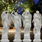 复古天使摆件四季女神雕像家居花园庭院婚庆大型景观春夏秋冬雕塑