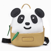 熊猫双肩包2023幼儿园书包卡通儿童大容量童趣可爱PU时尚背包