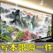 钻石画2022满春钻富山居图客厅山水贴钻十字绣，砖石秀贴画2023