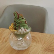 北欧风玻璃雪糕杯甜品碗创意沙拉碗水果冰淇淋酸奶杯咖啡馆甜品杯