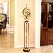 奢华欧式落地钟美式客厅静音创意大气大座钟别墅摆件装饰立钟表