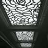 pvc雕花板镂空吊顶隔断客厅过道走廊玄关通花格屏风中式造型装饰