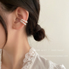 法式珍珠耳骨夹无耳洞女小众设计感高级耳饰2024气质耳夹