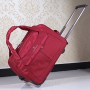 时尚男女旅行包拉k杆包可折叠牛津布手提行李包袋，登机拉杆箱包防2