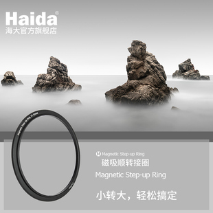 Haida海大磁吸滤镜顺转接圈转接环适用于佳能尼康索尼富士等微单单反相机镜头