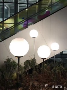 led发光圆球灯装饰景观球灯芦苇灯插地草坪灯户外防水亮化工程灯