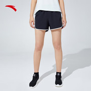 安踏女装运动短裤女2024透气吸湿速干宽松训练跑步健身裤子女