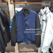 杰克琼斯MLMR系列春秋季男士羊毛混纺潮流拼色棒球服领夹克外套