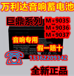 万利达音响M+9037蓄电池  巨鼎15寸户外拉杆音箱广场舞音响蓄电瓶