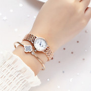 品牌女士手表女款时尚，钢带手链手表韩版学生电子时装表