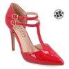 Journee Collection 女式 Tru 高跟鞋 - 红色 美国奥莱直发
