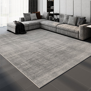 轻奢高级地毯客厅北欧风灰色卧室床边毯2023定制沙发茶几地垫