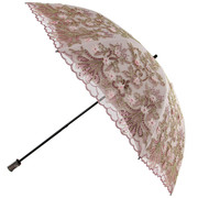 好梦遮阳伞防晒防紫外线，公主洋伞刺绣，双层晴雨两用蕾丝太阳伞0209