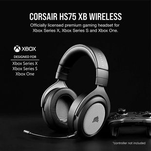 海盗船Corsair HS75 XB无线游戏耳机 Xbox系列XSone游戏平台.