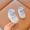 秋季0-6-12月婴儿鞋子软底一岁男女宝宝布鞋春秋婴幼儿袜子鞋不掉