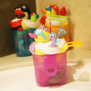 Yookidoo幼奇多海盗鸭小黄鸭旋转喷水宝宝洗澡玩具婴儿戏水玩具